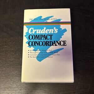 Cruden's Compact Concordance by Alexander Cruden (1968, Hardcover)